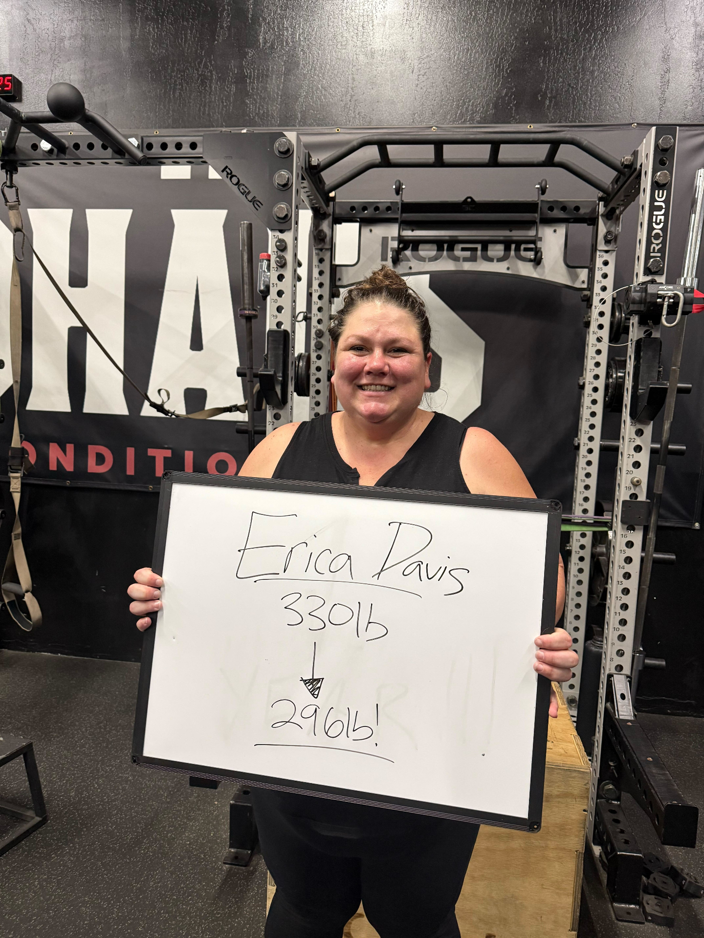 Erica D. — 330 lb → 276 lb