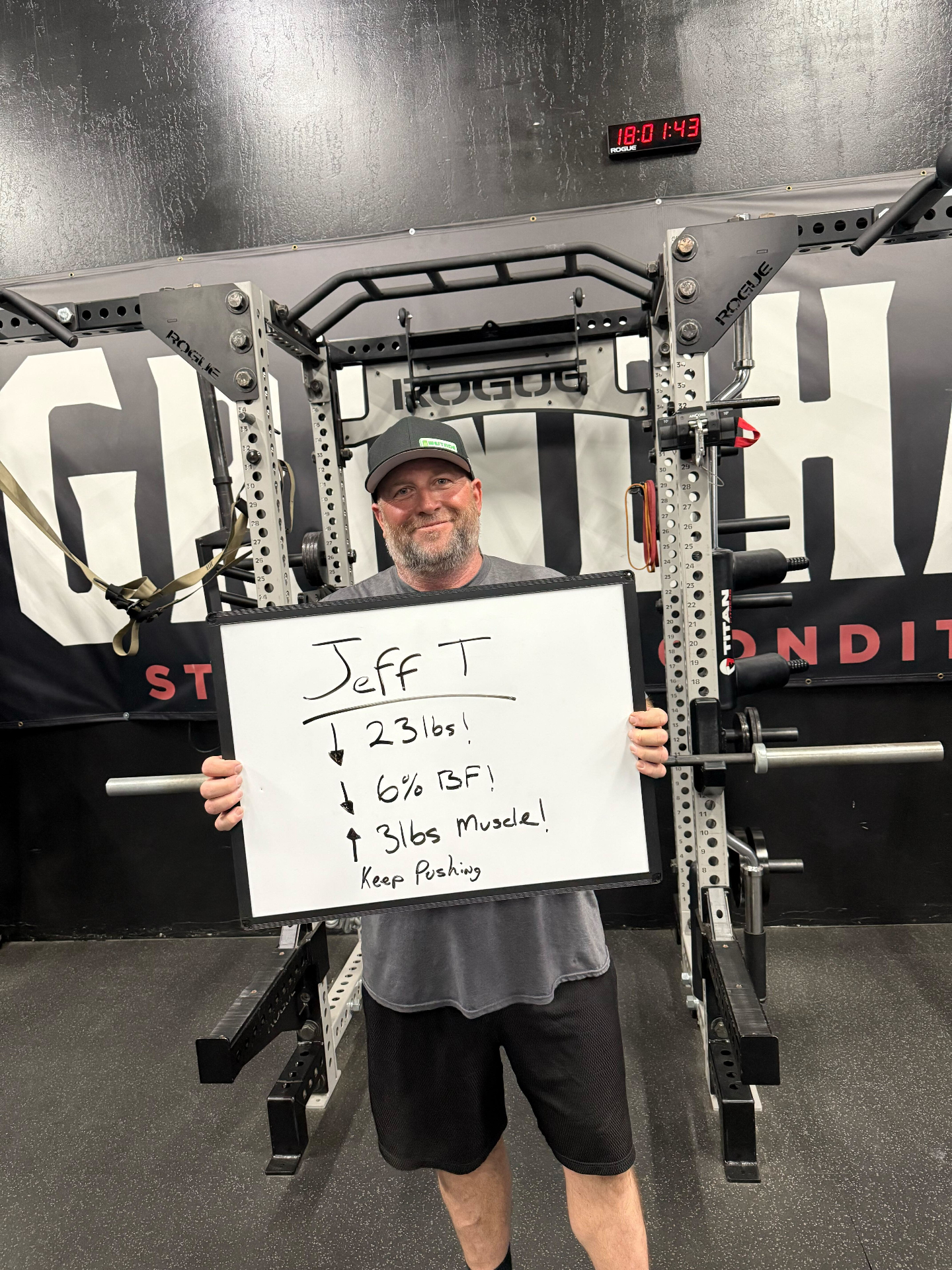 Jeff T. — -23 lbs · -6% body fat